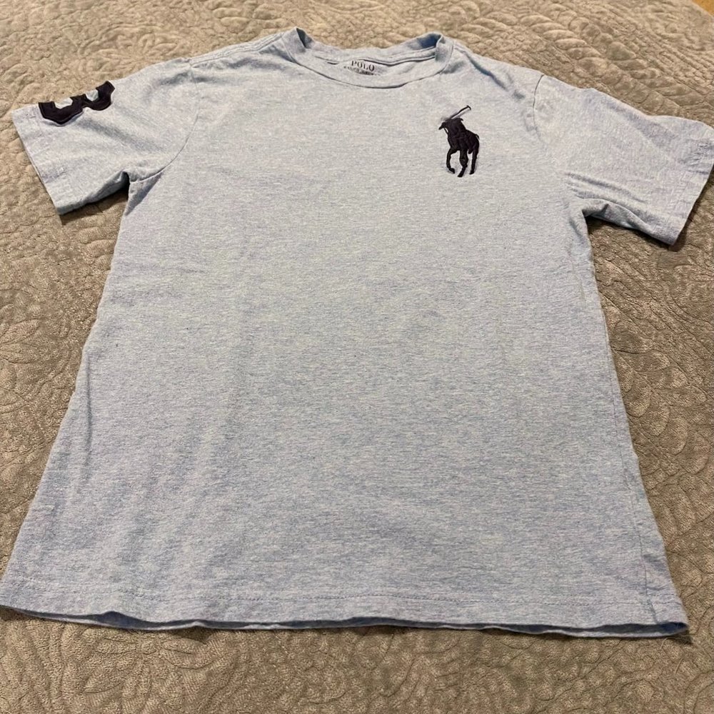 Boys Ralph Lauren Big Pony 100% Cotton T-Shirt (M 10-12)